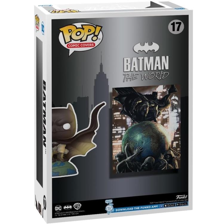 Funko Pop ! Comic Covers Dc Comics (17) Batman The World Vinyl Figure Movie