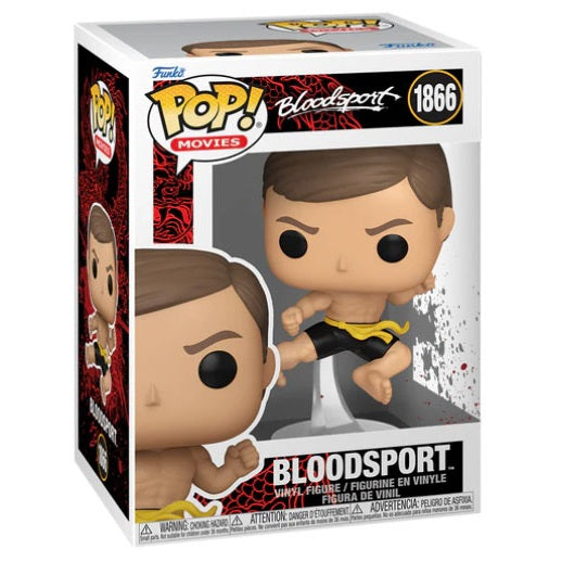 Funko Pop ! Movies Bloodsport (1866) Jean-Claud Van Damme (Frank Dux) Figure 9Cm