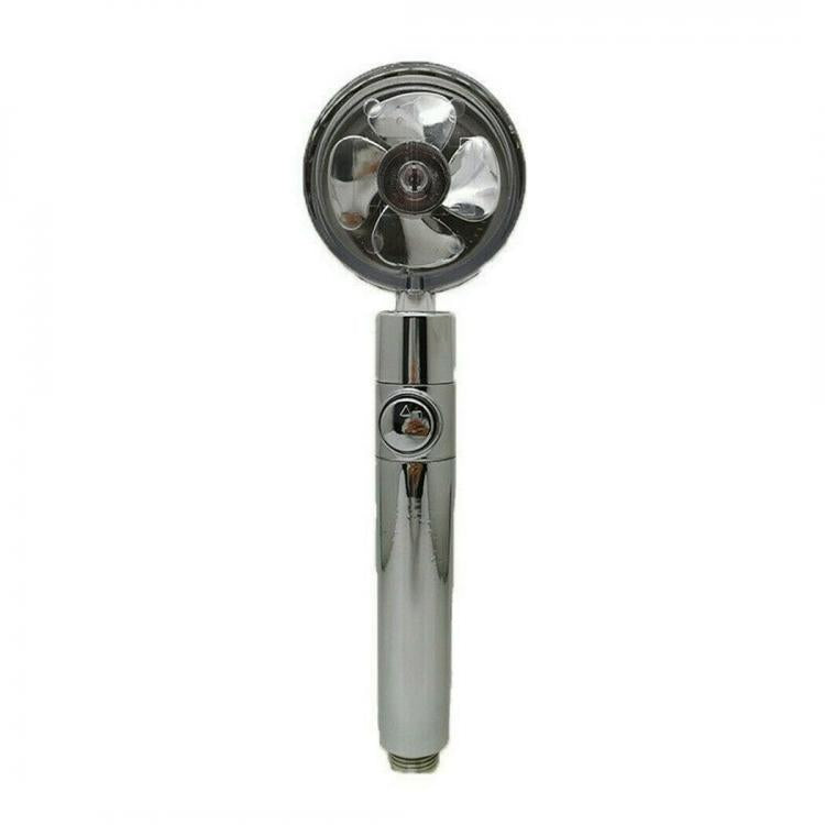 Soffione Turbo Doccia Ad Alta Pressione Rotante 360° Doccetta Turbocompressa