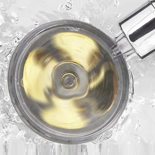 Soffione Turbo Doccia Ad Alta Pressione Rotante 360° Doccetta Turbocompressa