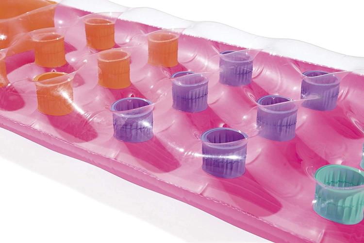 Bestway Materassino Materasso Gonfiabile Lettino Singolo Mare Piscina 18 Buchi