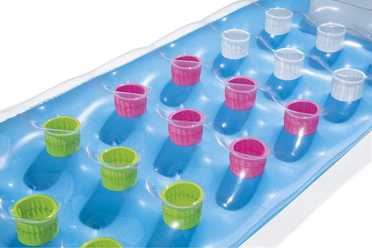 Bestway Materassino Materasso Gonfiabile Lettino Singolo Mare Piscina 18 Buchi