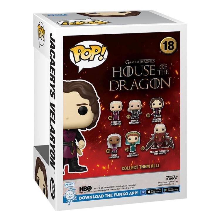 Funko Pop Tv ! House Of The Dragon S3 - (18) Jarcarys Valaryon Vinyl Figure 9Cm