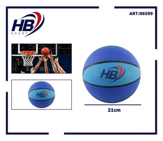 Pallone Da Basket Pallacanestro Palla Gioco Basketball Mis.7 Ufficiali Blu Mix