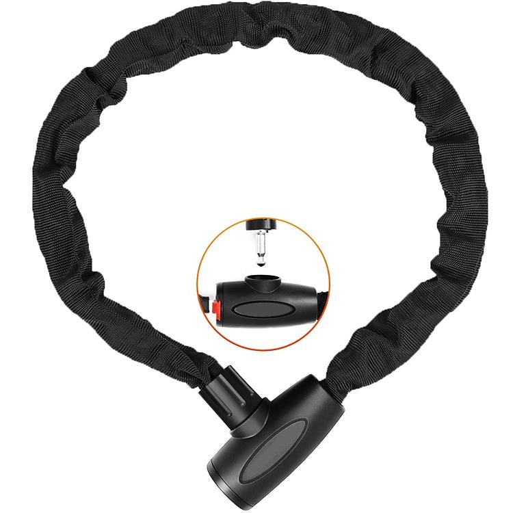 Hb Catena Rivestita Lucchetto Antifurto Metallo Per Scooter-Moto-Bici Elettrica