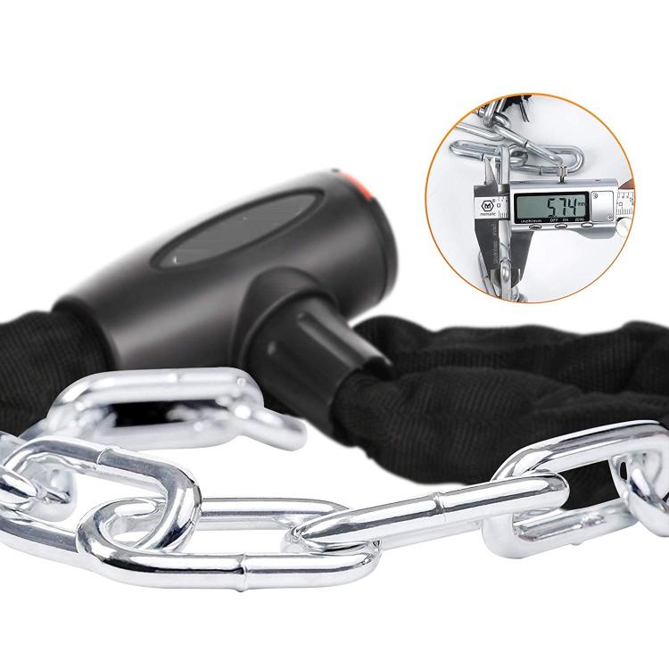 Hb Catena Rivestita Lucchetto Antifurto Metallo Per Scooter-Moto-Bici Elettrica