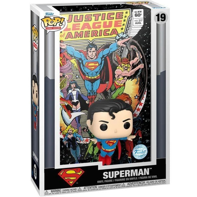 Funko Pop! Comic Covers - Dc (19) Superman (Special Edition) Vinyl Figure Statua