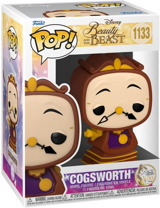 Funko Pop ! Disney Beauty & The Beast - (1133) Cogsworth (Orologio) Figure 9Cm