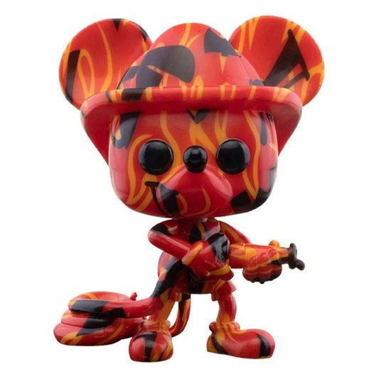 Funko Pop ! Art Series Disney (19) Firefighter Mickey Vinyl Figure 9Cm