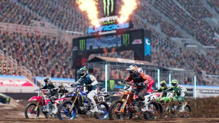 MONSTER ENERGY SUPERCROSS 5 PS4 VIDEOGIOCO ITALIANO EU PLAYSTATION 4 NUOVO PS5