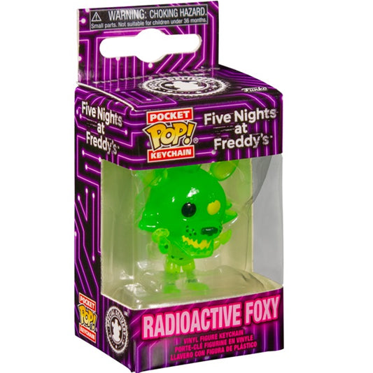 Funko Pop Portachiavi Five Nights At Freddy'S S7 Radioactive Foxy Lime Keychain