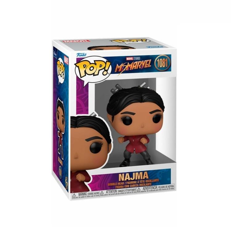 Funko Pop ! Ms Marvel Studios - Najma (1081) Girl Vinyl Figure Disney Plus Film