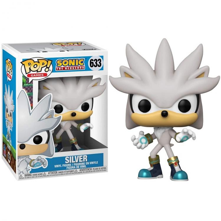 Funko Pop ! Games Sonic The Hedgehog 30Th - (633) Silver Hedgehog Figure 9Cm