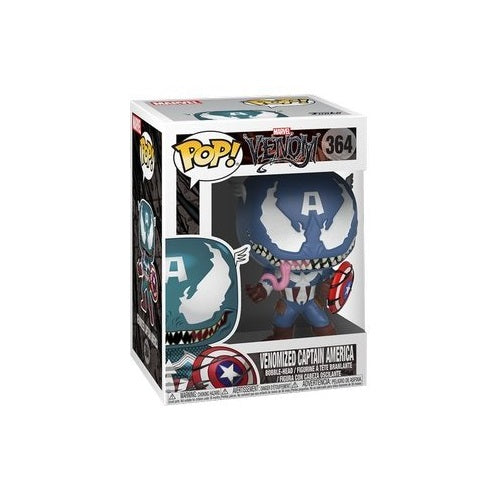 Funko Pop Marvel Venom - Venomized Captain America (364) Vinyl Figure Film Movie