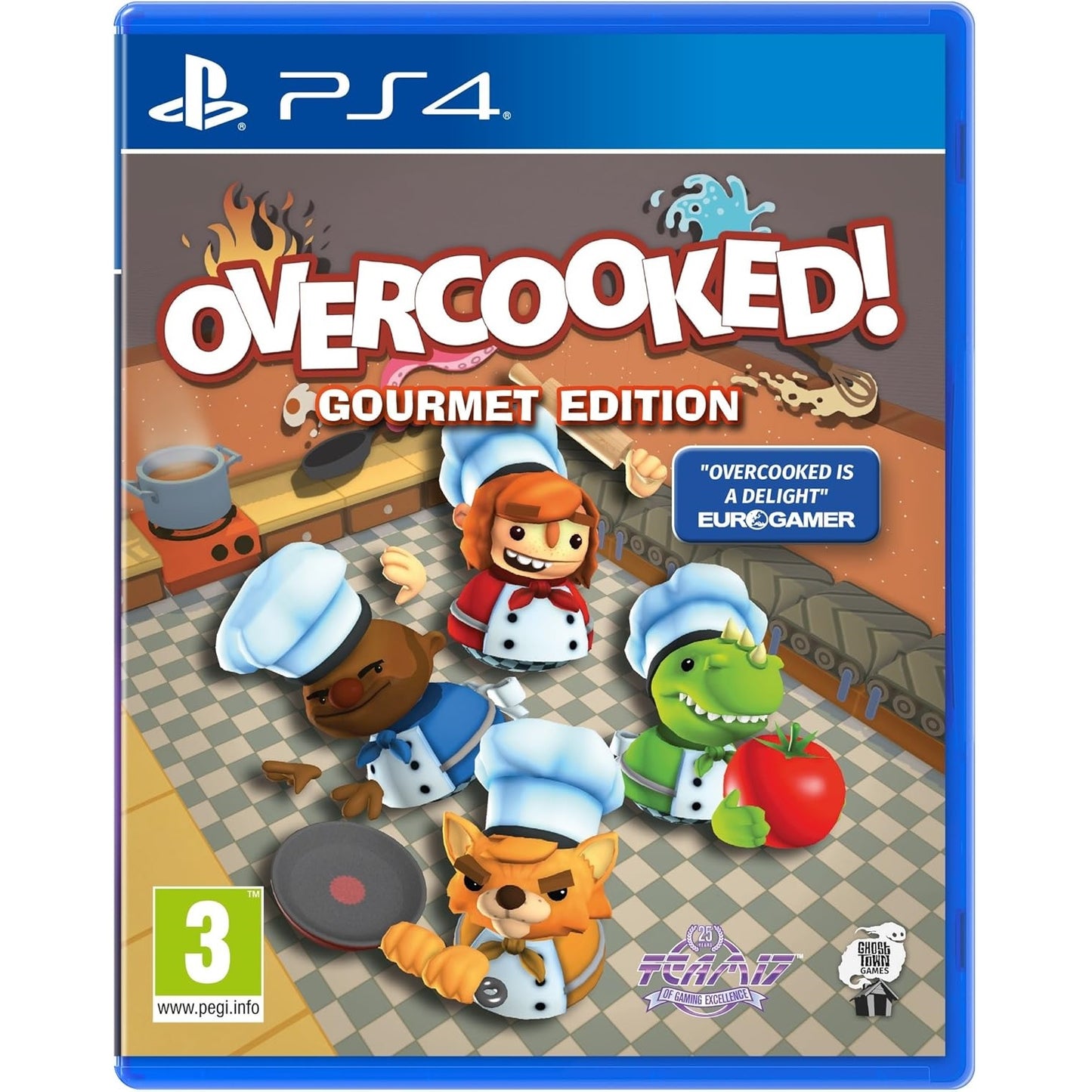 Overcooked Gourmet Edition Ps4 Italiano Gioco Play Station 4 Vieogioco Nuovo