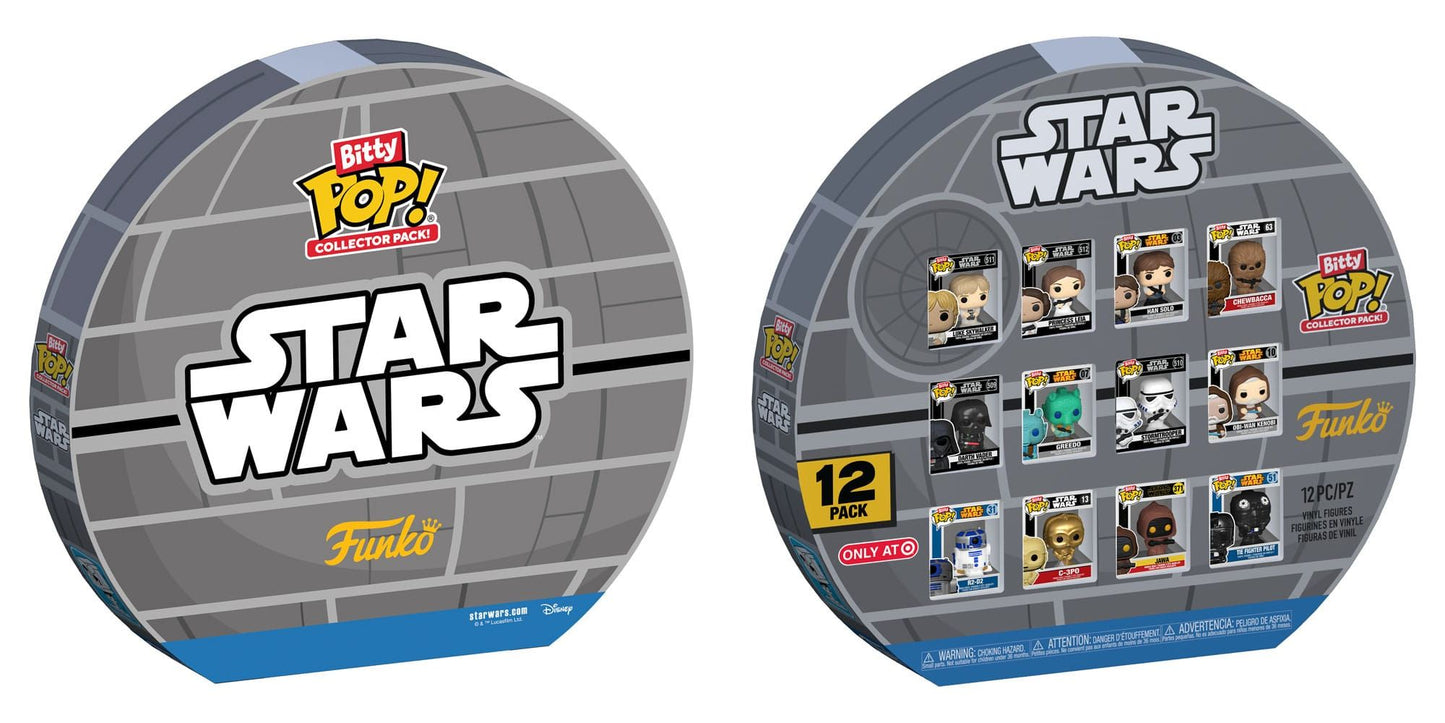 Funko Bitty Pop ! Collector Pack - Star Wars 12 Pezzi Vinile Nuovo Collezione