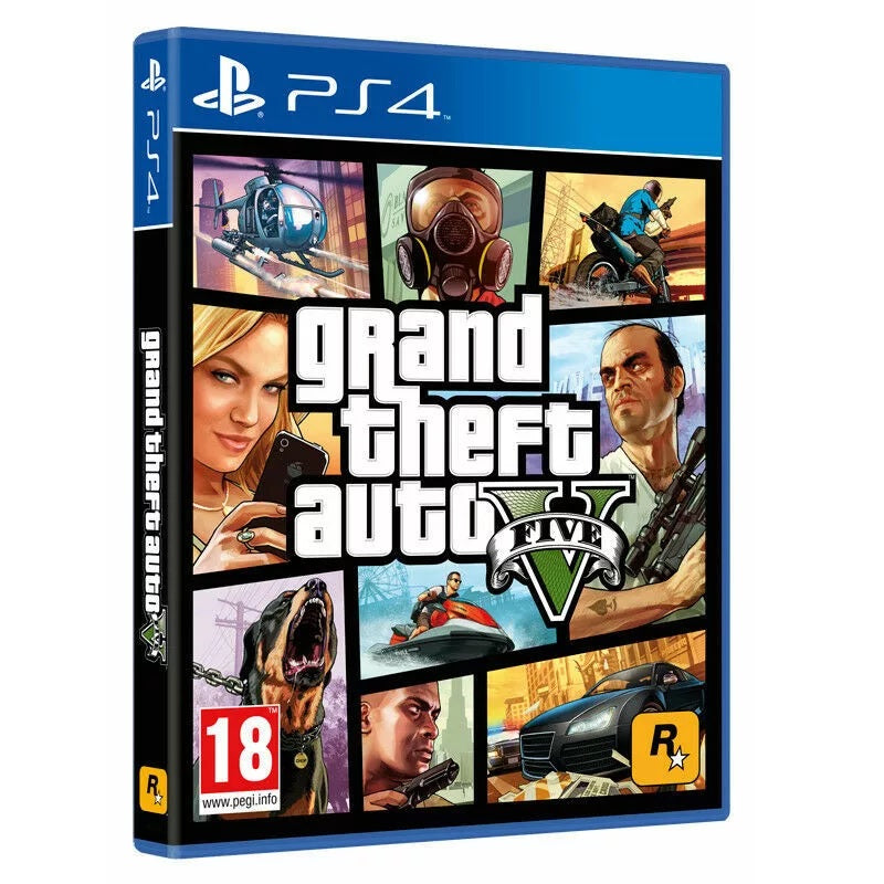 Videogioco GTA 5 PS4 Italiano Grand Theft Auto EU PlayStation 4 GTA V Nuovo PS5