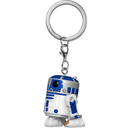 Funko Pop ! Keychain Pocket Star Wars R2-D2 Portachiavi 4cm Collezione Vinile