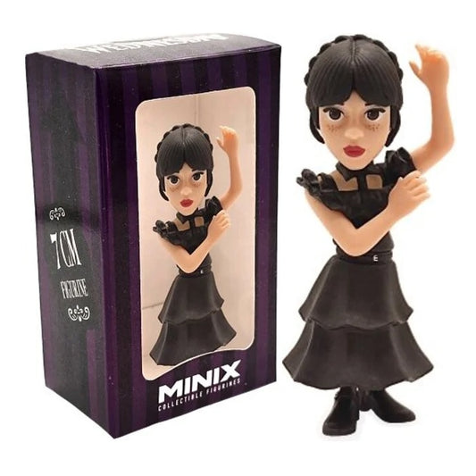 Minix: Mini Wednesday - Wednesday With Ball Dress Action Figure 7Cm Statuetta