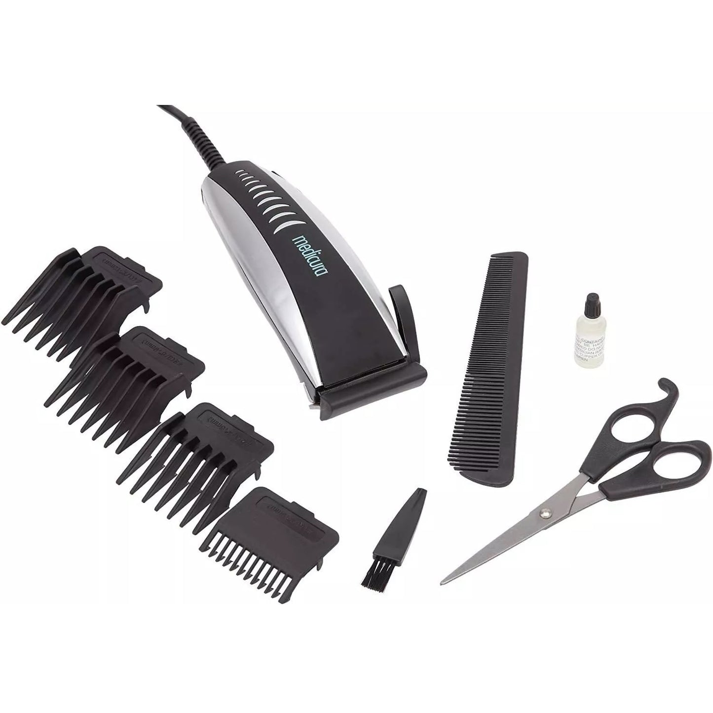 Ardes Tagliacapelli Rasoio Elettrico Regola Barba Baffi Capelli + 8 Accessori