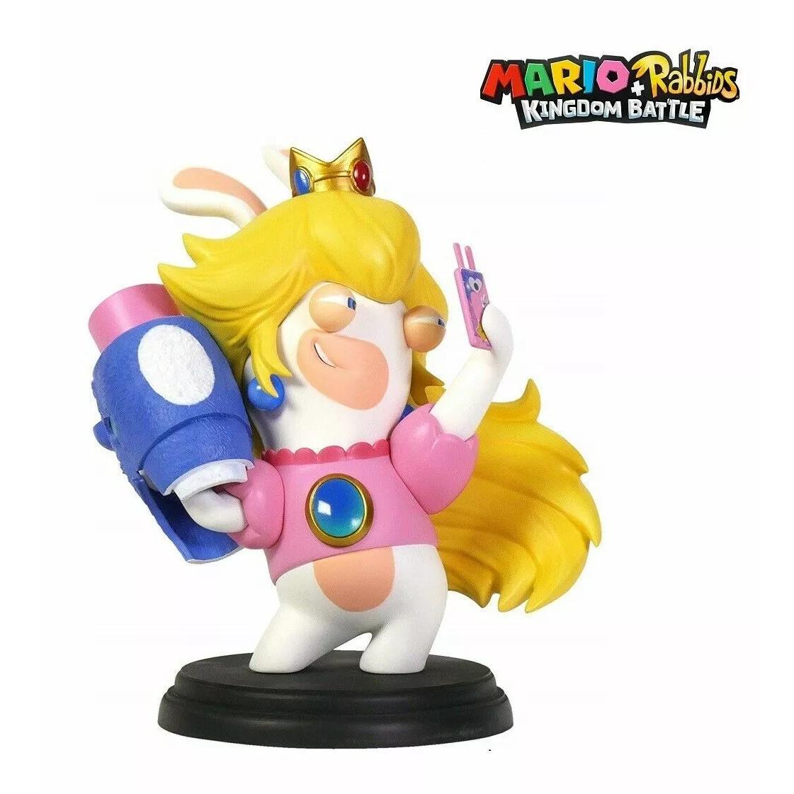 Mario + Rabbids Kingdom Battle Statua Peach 16,5 Cm Da Collezione Nintendo Switch