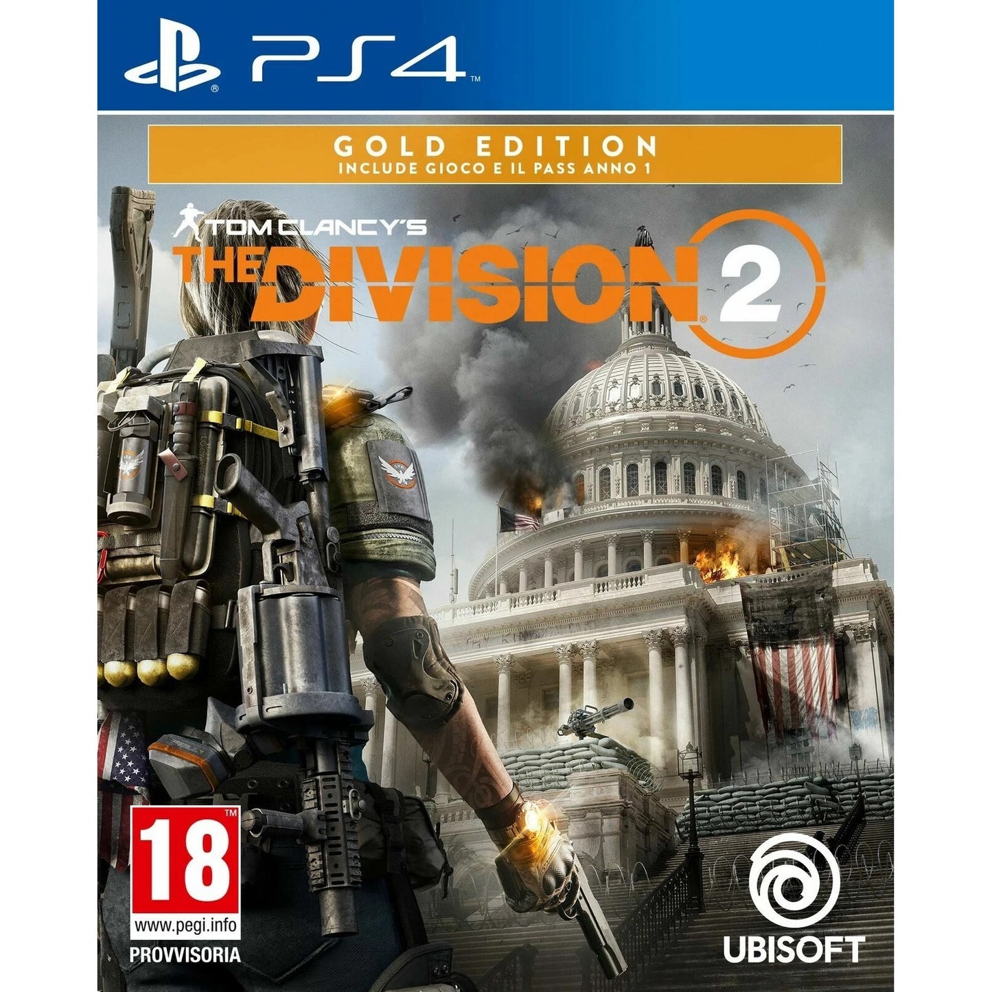 Tom Clancy's The Division 2 Gold Edition Ps4 Italiano Pal Gioco Play Station 4