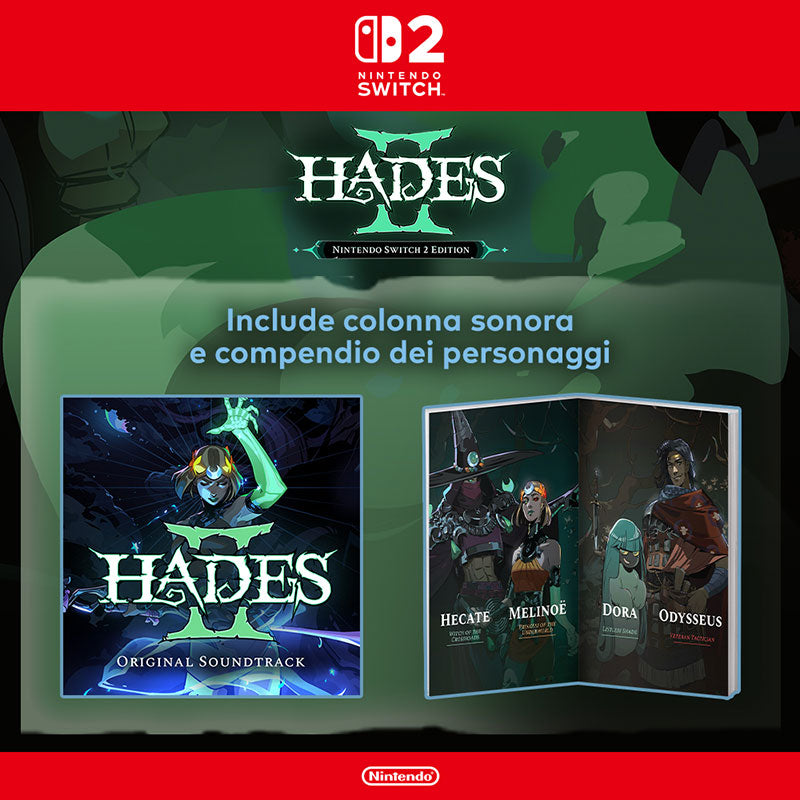 Hades II 2 Nintendo Switch 2 Edition Ita NS2 Pal Eu Videogioco Nuovo Pre Order