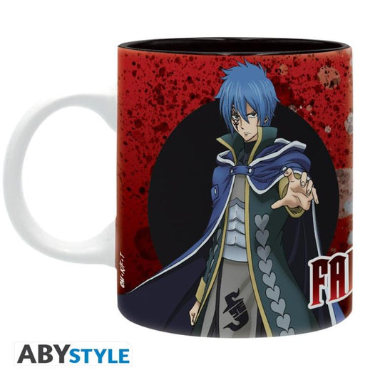 Abystyle - Tazza FAIRY TAIL (Erza e Jellal) Logo Mug Bicchiere in Ceramica 320ml