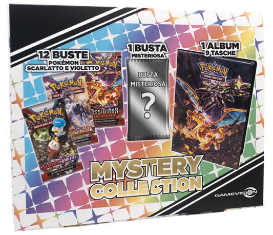 Pokémon (Mystery Collection) Scarlatto E Violetto 01 + 02 + 03 + Album Card Ita