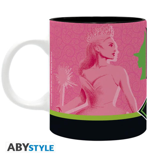 Abystyle - Tazza WICKED (Elphaba Glinda) Bicchiere Mug Ceramica Collezione 320ml