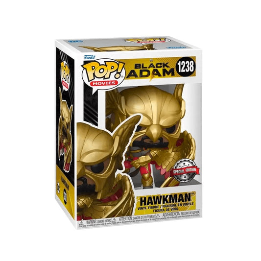 Funko Pop ! Movies Black Adam Hawkman (1238) Vinyl Figure Da Collezione S.E