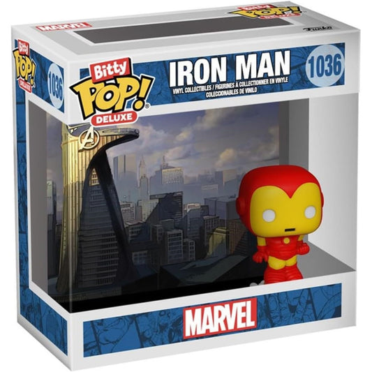 Funko Bitty Pop! Deluxe Marvel Iron Man (Avenger Tower) Figure 2.5 cm