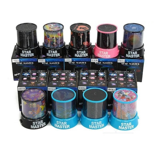 Lampada Proiettore Luci Led Cameretta Bimbi Effetto Galassia Cielo Stellato Star