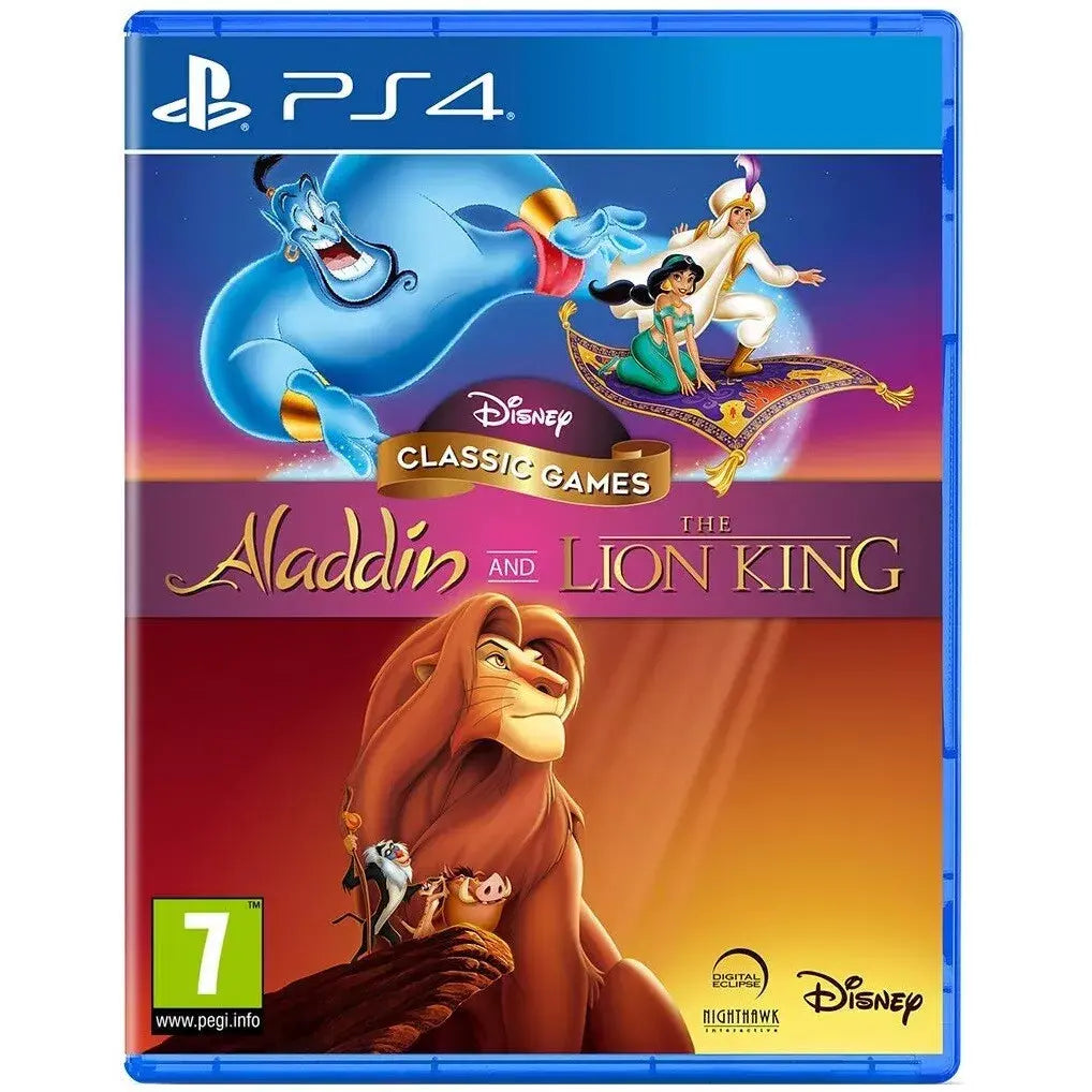 Disney Classic Games: Aladdin E Il Re Leone Ps4 Videogioco Play Station 4 Nuovo