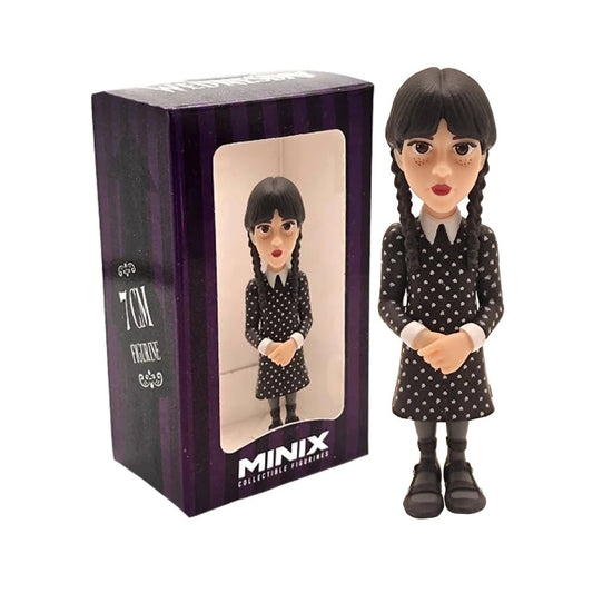 Minix: Mini Wednesday - Wednesday Action Figure Vinyl 7Cm Statuetta Collezione