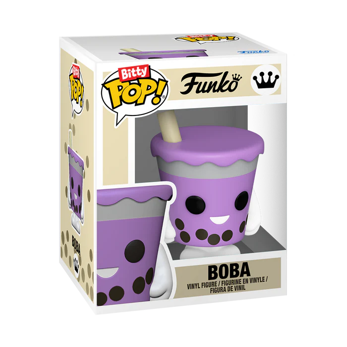 Funko Bitty Pop ! Accessories - Boba + 3 Case Portachiavi Collezione Nuovo