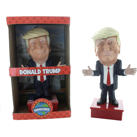 Mimiconz Leader World Statuetta Dipinta A Mano Presidente Americano Donald Trump