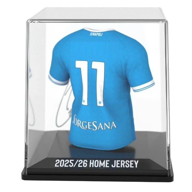 Splink FanCollex - Maglia SSC Napoli Home 25/26 Jersey 10cm Figure Calcio Da Collezione