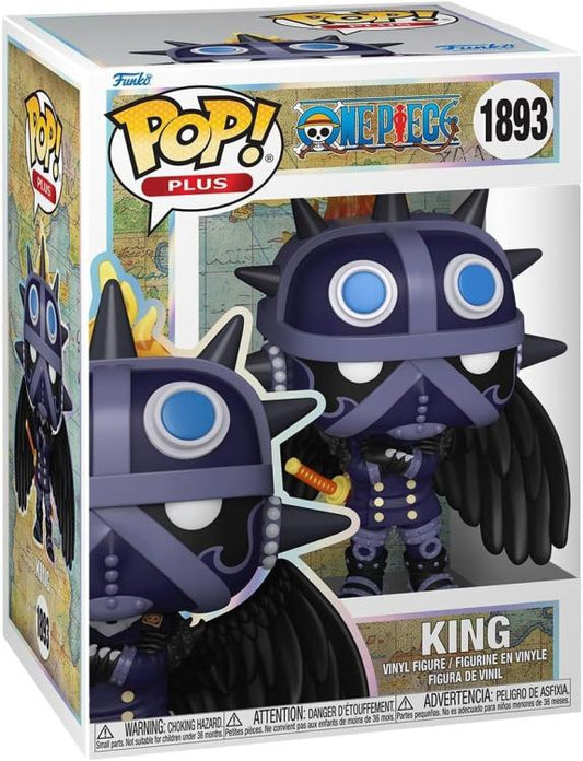 Funko Pop ! Plus - One Piece (1893) King Vinyl Figure Arbel Anime 9Cm Statua Op