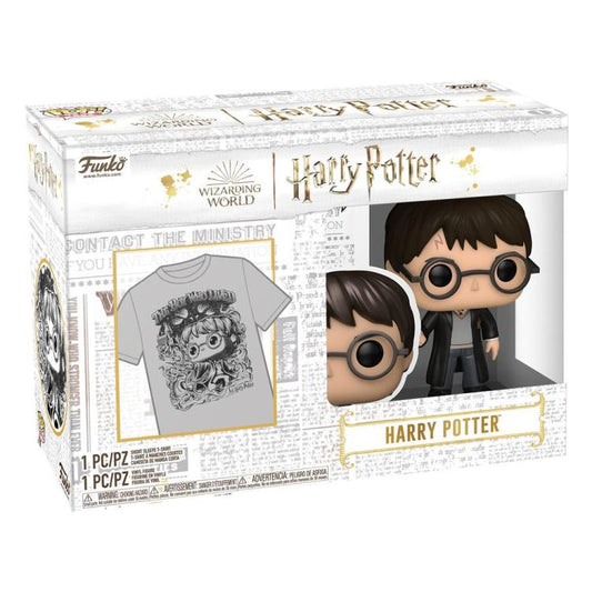 Funko Pop ! + Tees Harry Potter Statuetta Vinile - T-Shirt Xl Wizarding World
