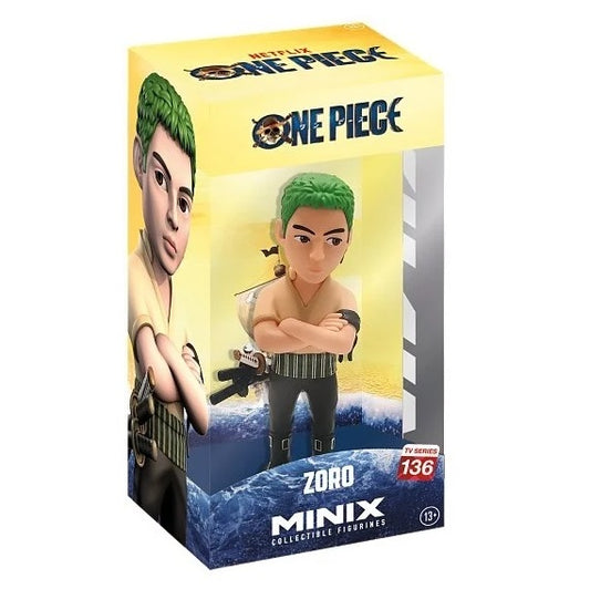 Minix: One Piece - Roronoa Zoro (Tv Series 136) Anime Figure Netflix Da 12Cm