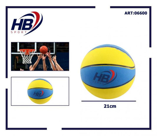 Pallone Da Basket Pallacanestro Palla Gioco Basketball Mis.7 Ufficiali Giallo
