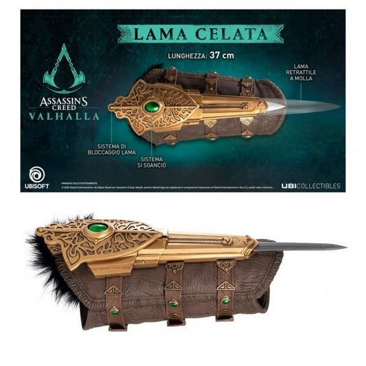 ASSASSIN'S CREED VALHALLA HIDDEN BLADE LAMA CELATA NASCOSTA EIVOR ACTION FIGURE