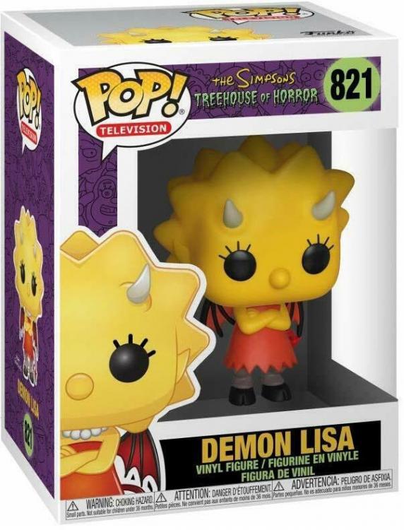 Funko Pop The Simpson 821 - Demon Lisa Vinyl Da Collezione Action Figure