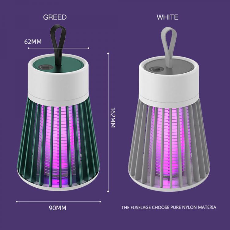 Zanzariera Elettrica Led Uv Uffcio Casa Campeggio Trappola Anti Zanzare Cavo Usb