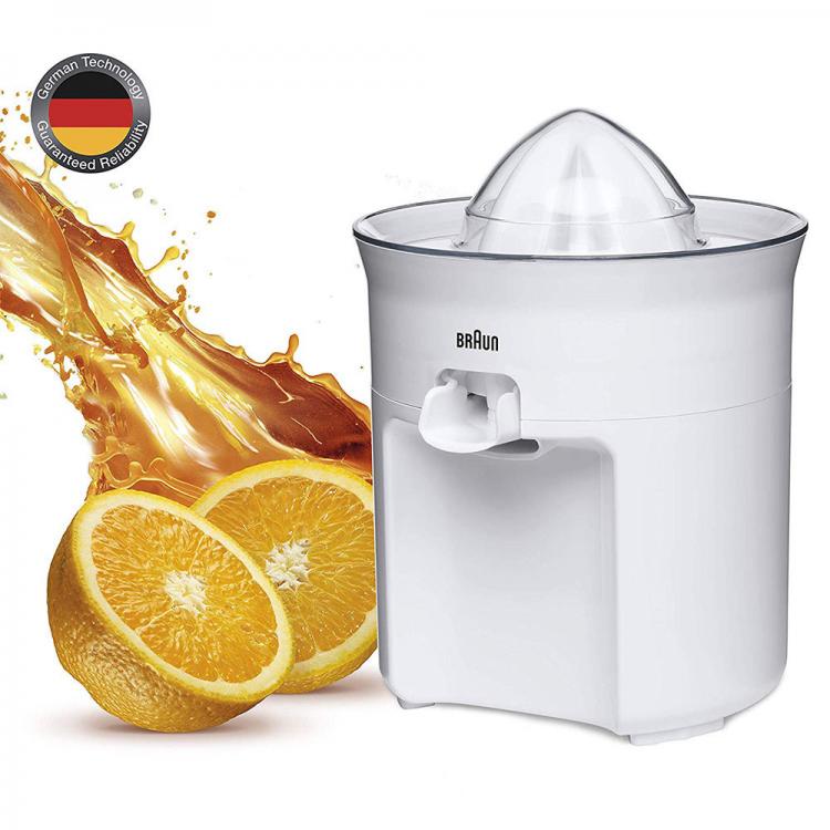 BRAUN - SPREMIAGRUMI CJ3050 60W BIANCO PULIZIA FACILE BECCUCCIO ANTIGOCCIA 0.35L