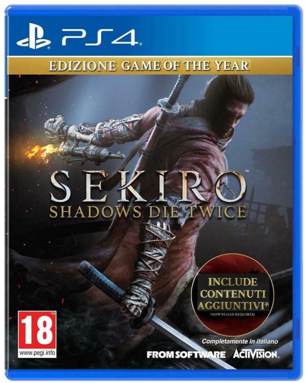 Sekiro Shadow Die Twice Edizione G.O.T.Y Ps4 Gioco Italiano Samurai Pal Ita