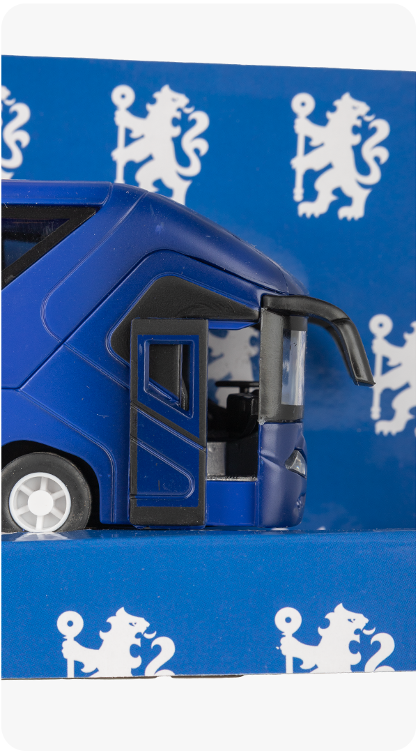 Banbo Toys - Sockers - Autobus del Chelsea Fc - Action Figure Football/Calcio Statuetta da Collezione 20cm