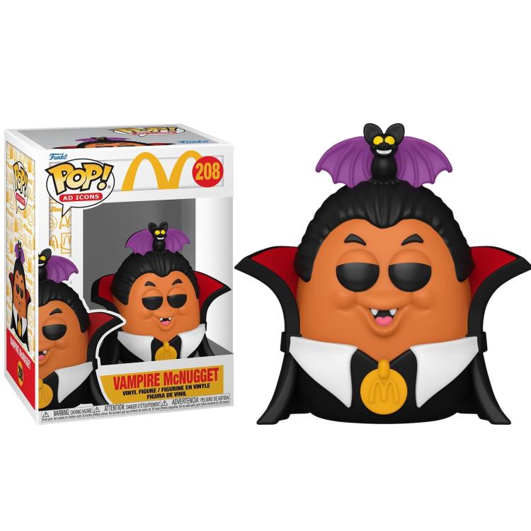 Funko Pop ! Ad Icons Mcdonalds - (208) Vampire Mcnugget Vinyl Figure 9Cm
