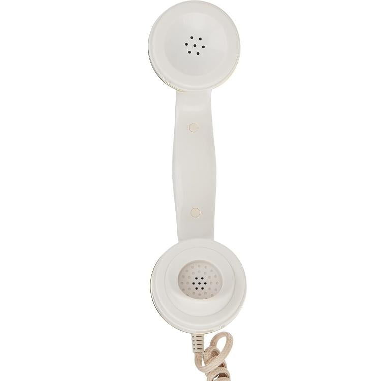 BRONDI TELEFONO FISSO VINTAGE 10 TAVOLO RETRO SUONERIA REGOLABILE FILO BIANCO